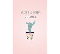 Keep Growing Professional Learning Journal: 5.5" x 8.5" pink professional learning journal, log and reflective diary for teachers. Glossy soft cover ... development and reflections. 160 pages.