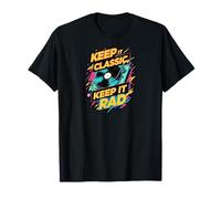 Keep It Classic Rad Turntable Record Player Retro Music Camiseta
