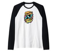 Keep It Classic Rad Turntable Record Player Retro Music Camiseta Manga Raglan