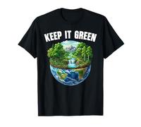 Keep It Green Earth Day Save Cute Planet Estudiantes Maestros Camiseta