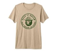 Keep It Green! Help Prevent Wildfires Vintage Smokey Bear Camiseta Premium