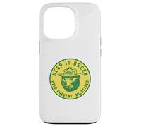 Keep It Green! Help Prevent Wildfires Vintage Smokey Bear Carcasa para iPhone 13 Pro