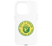 Keep It Green! Help Prevent Wildfires Vintage Smokey Bear Carcasa para iPhone 15 Pro