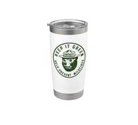 Keep It Green! Help Prevent Wildfires Vintage Smokey Bear Vaso térmico de acero inoxidable de doble pared
