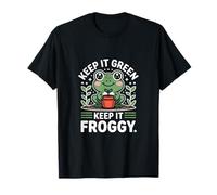 Keep It Green Keep It Froggy Eco Frog Garden Cita Camiseta