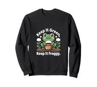 Keep It Green Keep It Froggy Eco Frog Garden Cita Sudadera