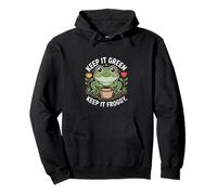 Keep It Green Keep It Froggy Eco Frog Garden Cita Sudadera con Capucha