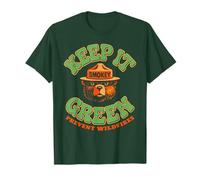 Keep It Green! Prevent Wildfires Classic Smokey Bear Camiseta