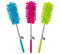 Keep it Handy - Plumero extensible de plumas con mango largo y cabezal de microfibra giratorio de 360 grados | Plumero telescópico para uso doméstico y de oficina por Keep It, KE029725