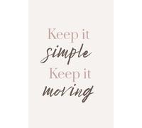 Keep it Simple: A Soft, Minimal Dot Grid Journal with numbered pages for Everyday Clarity- designed for women and teen girls