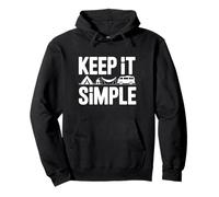Keep It Simple Fogón Amante de la Naturaleza Tienda Sudadera con Capucha