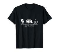 Keep it simple, idea de regalo, camping, cerveza, caravana, Camiseta