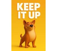 Keep It Up: Motivational 6x9 Notebook to Stay Inspired and Keep Going - 100 Lined Pages for Writing, Planning, or Journaling