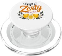 Keep It Zesty Sunshine Club - Flores de limones PopSockets PopGrip para MagSafe