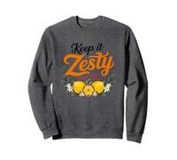 Keep It Zesty Sunshine Club - Flores de limones Sudadera