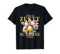 Keep It Zesty Sunshine Club Lemon Fun Camiseta