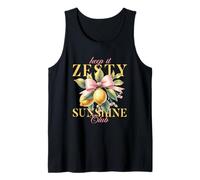 Keep It Zesty Sunshine Club Lemon Fun Camiseta sin Mangas