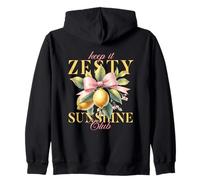 Keep It Zesty Sunshine Club Lemon Fun Sudadera con Capucha