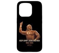 Keep Lovin' Jesus Brother - Wrestling Commemorative Faith Carcasa para iPhone 15 Pro