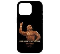 Keep Lovin' Jesus Brother - Wrestling Commemorative Faith Carcasa para iPhone 16 Pro