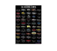 KEEP MARY The Most Iconic Cars in Film History Arte de Pared Impresión de Arte de Pared Moderna Habitación Familiar Decoración 30 x 45 cm