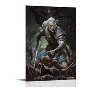 KEEP MARY Witcher on The Hunt Poster Pintura Decorativa Lienzo Arte de Pared Salón Póster Dormitorio Pintura 24 x 36 Pulgadas (60 x 90 cm)