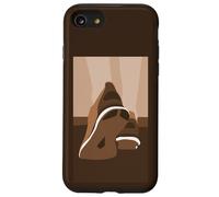 Keep Movin Hike Walker Jogger Marrón I Just Felt Like Running Carcasa para iPhone SE (2020) / 7/8