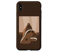 Keep Movin Hike Walker Jogger Marrón I Just Felt Like Running Carcasa para iPhone XS MAX