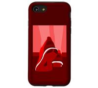 Keep Movin Hike Walker Jogger Rojo I Just Felt Like Running Carcasa para iPhone SE (2020) / 7/8