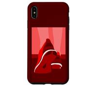Keep Movin Hike Walker Jogger Rojo I Just Felt Like Running Carcasa para iPhone XS MAX