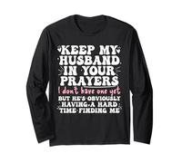 Keep My Husband in Your Prayers Funny Saying Quote Manga Larga