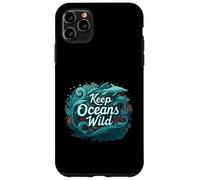 Keep Oceans Wild Marine Life Conservation Ocean Carcasa para iPhone 11 Pro MAX