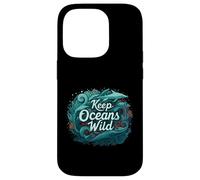 Keep Oceans Wild Marine Life Conservation Ocean Carcasa para iPhone 14 Pro
