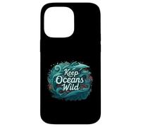 Keep Oceans Wild Marine Life Conservation Ocean Carcasa para iPhone 14 Pro MAX