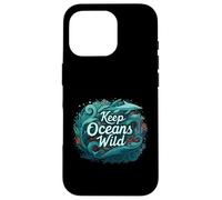 Keep Oceans Wild Marine Life Conservation Ocean Carcasa para iPhone 16 Pro