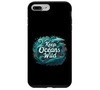 Keep Oceans Wild Marine Life Conservation Ocean Carcasa para iPhone 7 Plus/8 Plus