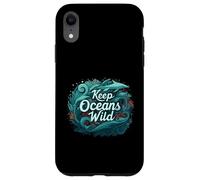 Keep Oceans Wild Marine Life Conservation Ocean Carcasa para iPhone XR