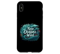 Keep Oceans Wild Marine Life Conservation Ocean Carcasa para iPhone XS MAX