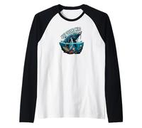Keep Oceans Wild Whale Conservation Marine Life Design Camiseta Manga Raglan