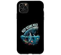 Keep Oceans Wild Whale Conservation Marine Life Design Carcasa para iPhone 11 Pro MAX