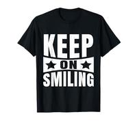 Keep on Smiling - Sonrisa Retro Vintage Camiseta