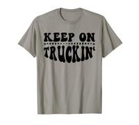 Keep On Truckin Women Keep On Trucking Mens Trucker Driver Camiseta