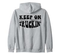 Keep On Truckin Women Keep On Trucking Mens Trucker Driver Sudadera con Capucha