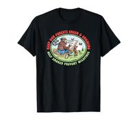 Keep Our Forest Green & Growing Smokey Bear & Friends Retro Camiseta