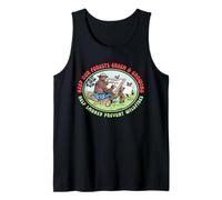 Keep Our Forest Green & Growing Smokey Bear & Friends Retro Camiseta sin Mangas