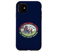 Keep Our Forest Green & Growing Smokey Bear & Friends Retro Carcasa para iPhone 11