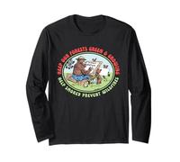 Keep Our Forest Green & Growing Smokey Bear & Friends Retro Manga Larga