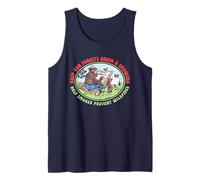Keep Our Forest Green & Growing Smokey Bear Illustration Camiseta sin Mangas