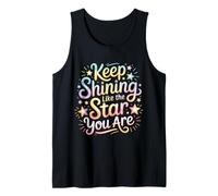 Keep Shining Like The Star You Are Optimism Mindset ||- Camiseta sin Mangas