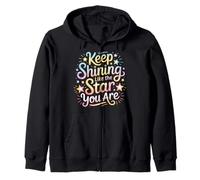 Keep Shining Like The Star You Are Optimism Mindset ||- Sudadera con Capucha